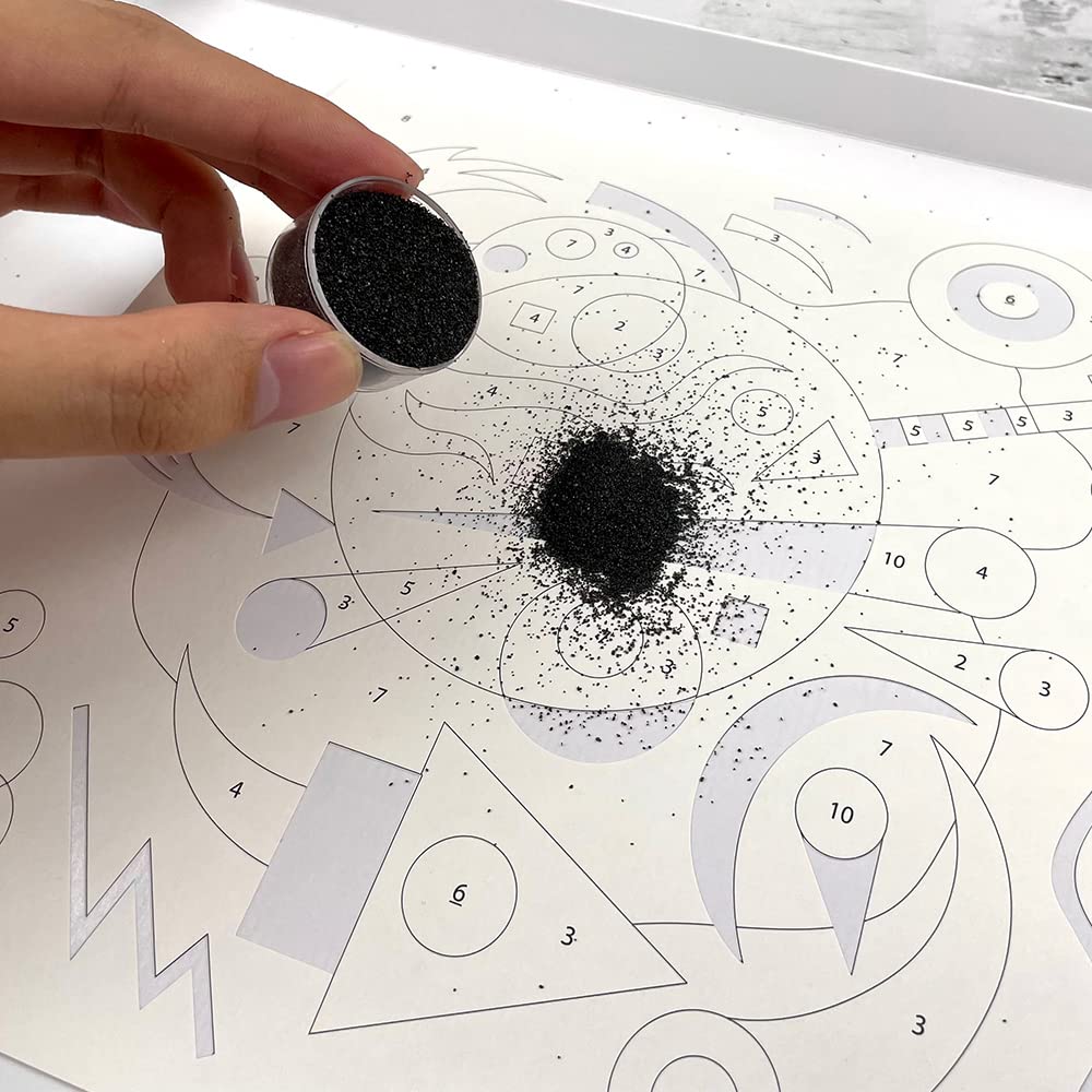 ストリートアート 子供とおもちゃの絵画 Amazon | サンドアートキット,カラフルな砂絵の写真